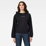 G-Star RAW® Graphic Core Hoodie Black model front