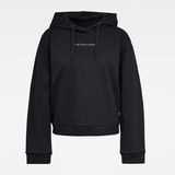 G-Star RAW® Graphic Core Hoodie Black flat front