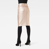 G-Star RAW® Noxer Button Pencil Skirt Pink
