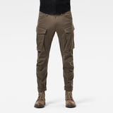 G-Star RAW® Cargo 3D Straight Tapered Pants Grey model front