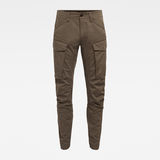 G-Star RAW® Cargo 3D Straight Tapered Pants Grey flat front