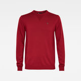 G-Star RAW® Premium Basic Knitted Sweater Red flat front