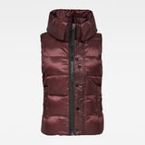 G-Star RAW® Padded Belted Vest Purple flat front