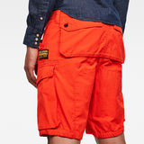 G-Star RAW® Jungle Cargo Shorts Orange model back zoom