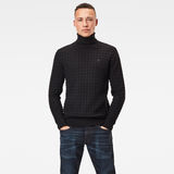 G-Star RAW® Core Table Knitted Sweater Black model front