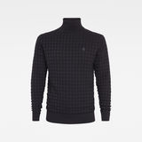 G-Star RAW® Core Table Knitted Sweater Black flat front