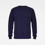 G-Star RAW® Chenn Knitted Sweater Dark blue flat front