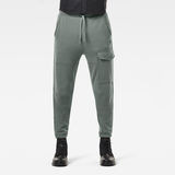 G-Star RAW® Side Stripe Utility Sweatpants Grey model front