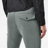 G-Star RAW® Side Stripe Utility Sweatpants Grey model back zoom