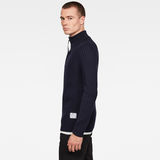 G-Star RAW® 3D Biker Zip Through Knitted Sweater Dark blue