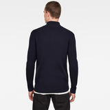 G-Star RAW® 3D Biker Zip Through Knitted Sweater Dark blue