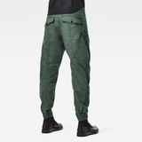 G-Star RAW® Flight Cargo Relaxed Tapered Cuffed Pants Green model back