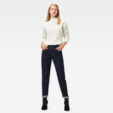 G-Star RAW® Cable Knit Mock Sweater White creative shot
