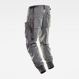 G-Star RAW® E Relaxed Tapered Cargo Pants Grey model back zoom
