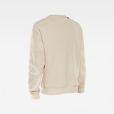 G-Star RAW® E graphic Sweater Beige flat front