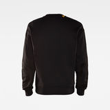 G-Star RAW® E Graphic Sweater Zwart flat front