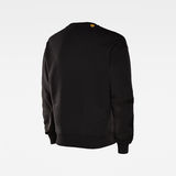 G-Star RAW® E Graphic Sweater Zwart flat back
