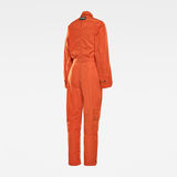 G-Star RAW® E Aero Straight Jumpsuit Orange flat front