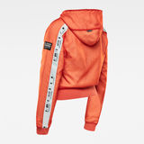 G-Star RAW® Sweat à capuche Reversible Zip Through Orange model back
