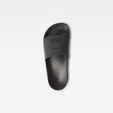 G-Star RAW® Cart III Tonal Slides Black both shoes