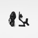 G-Star RAW® Sandale Corset Heel Noir both shoes