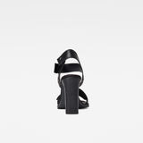 G-Star RAW® Corset Sandal Heel Black back view
