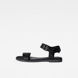 G-Star RAW® Corset Sandals Black side view