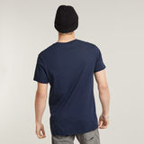 G-Star RAW® T-Shirt Raw. Graphic Bleu foncé
