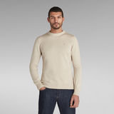 G-Star RAW® Classic Sport Knitted Sweater Beige