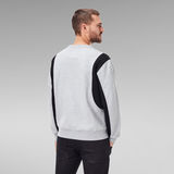 G-Star RAW® Moto Mesh Sweater Grey