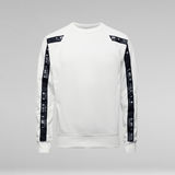 G-Star RAW® Raglan Taping Sweater White