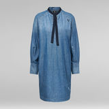 G-Star RAW® V-Neck Tunic Dress Medium blue