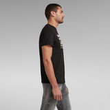 G-Star RAW® Flock Badge Graphic T-Shirt Black
