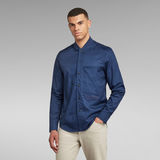 G-Star RAW® Bomber Collar Regular Shirt Dark blue