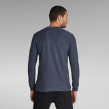 G-Star RAW® Lightweight Textured Stitch Sweater Medium blue