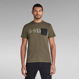 G-Star RAW® Ripstop Pocket Graphic T-Shirt Green