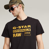 G-Star RAW® Raw. Graphic T-Shirt Schwarz