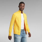 G-Star RAW® Classic Sport Zip Knitted Cardigan Yellow