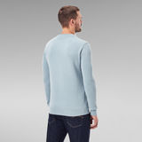 G-Star RAW® Sleeve Pocket Knitted Sweater Light blue