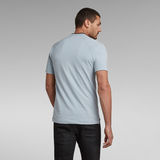 G-Star RAW® Baseball Collar Graphic Slim Polo Medium blue