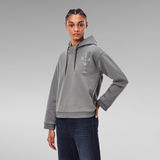 G-Star RAW® Graphic Hooded Sweater Grau