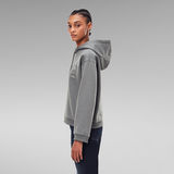 G-Star RAW® Graphic Hooded Sweater Grau