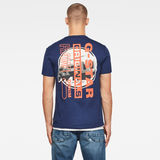 G-Star RAW® ZB Graphic 4 T-Shirt Donkerblauw