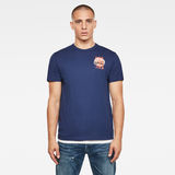 G-Star RAW® T-shirt ZB Graphic 4 Bleu foncé