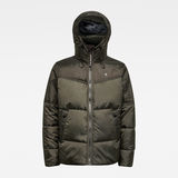 G-Star RAW® Quilted Puffer Jacket Grey flat front