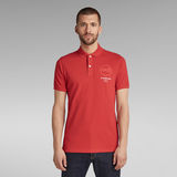 G-Star RAW® GS Raw Graphic Slim Polo Red
