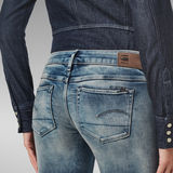 G-Star RAW® 3301 Low Skinny Jeans Midden blauw