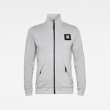 G-Star RAW® Lightweight Zip Through Track Sweater Grey flat front