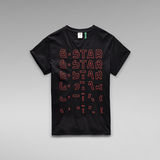 G-Star RAW® Embro Gradient Graphic Lash T-Shirt Black