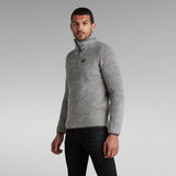 G-Star RAW® Knitted Sweater Utility Half Zip Grey